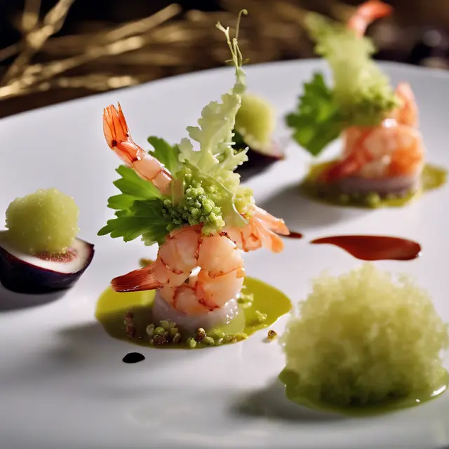 Foto de Crispy Shrimp with Wasabi