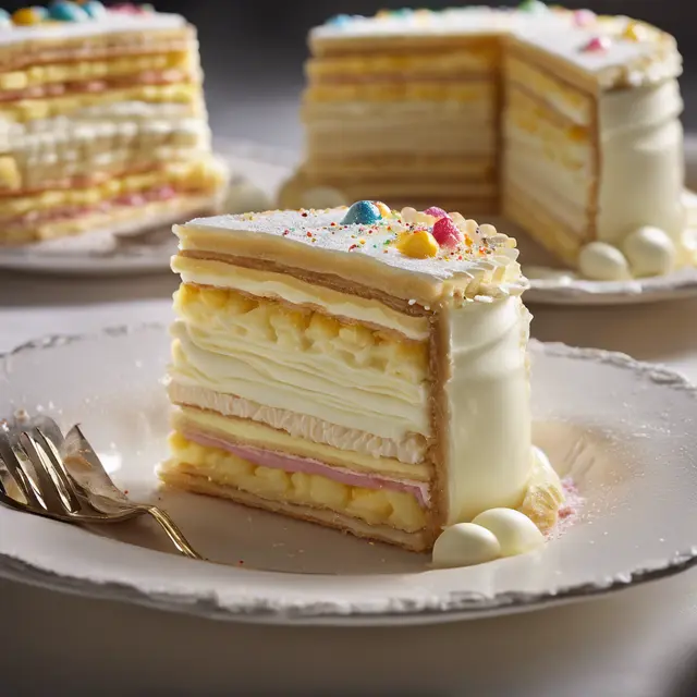 Foto de Cream-Filled Layer Cake with Soft Eggs (Carnival's Delights)