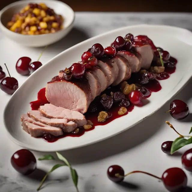 Foto de Pork Tenderloin with Cherry and Raisins