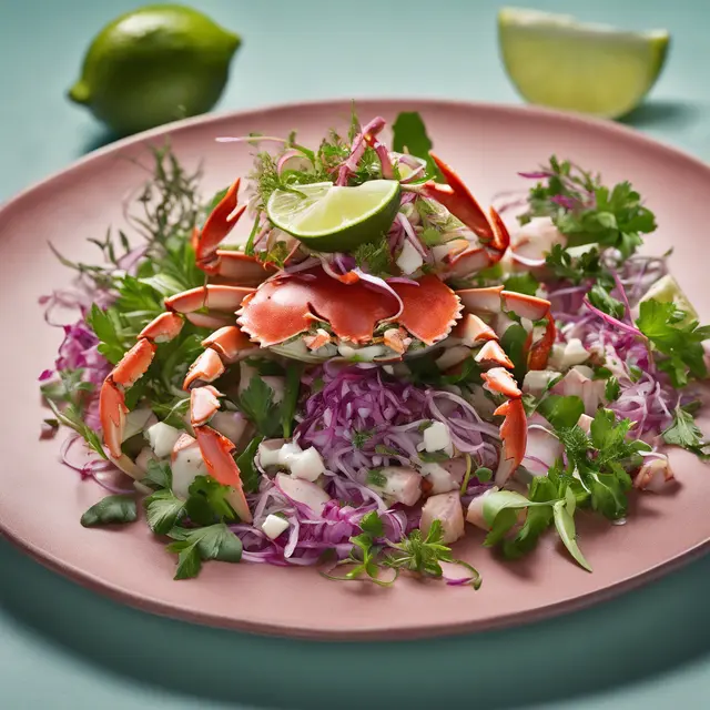 Foto de Crab, Sweet Herbs and Agria Salad