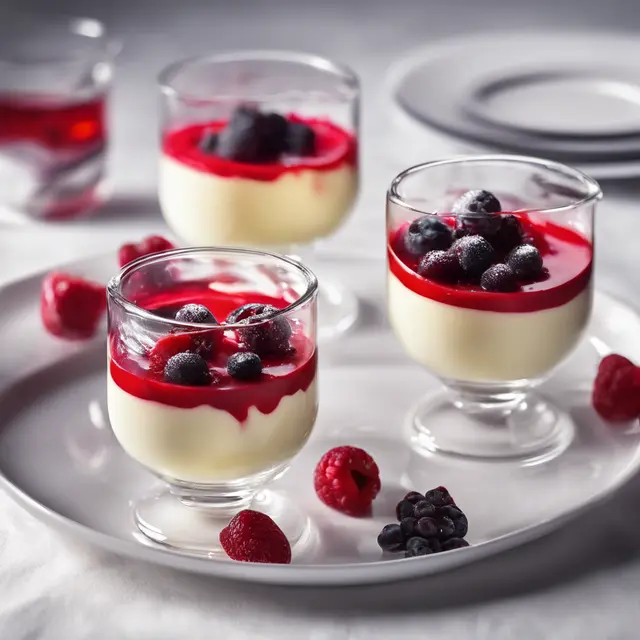 Foto de Vanilla Pudding with Red Fruits