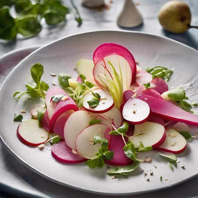 Foto de Radish, Pear, and Treviso Salad