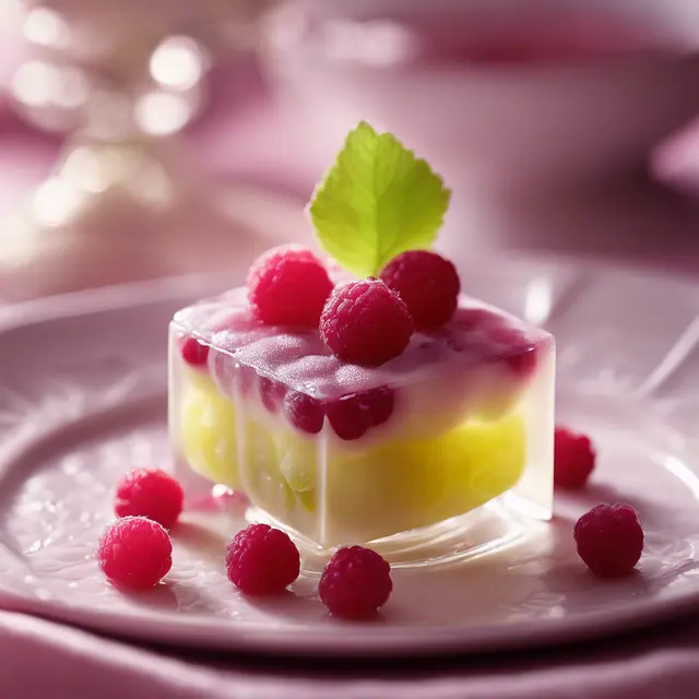 Foto de Gooseberry Pudding with Raspberries