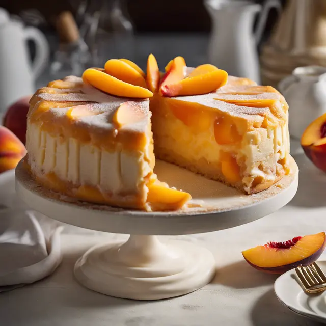 Foto de Creamy Peach Cake