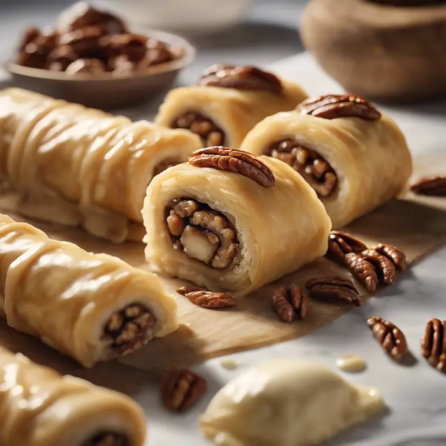 Foto de Caju Rolls with Pecan Filling