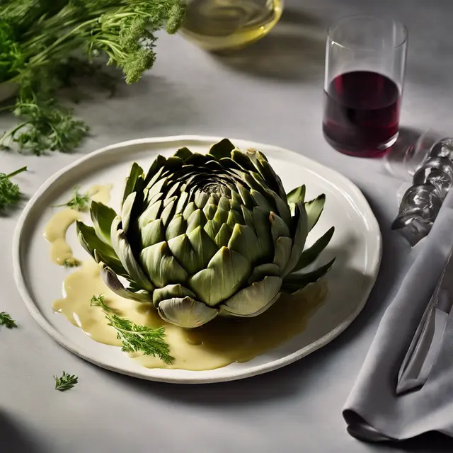 Foto de Artichoke with Wine Sauce