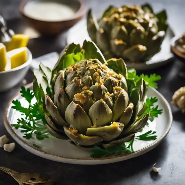 Foto de Stuffed Artichokes with Parsley and Garlic