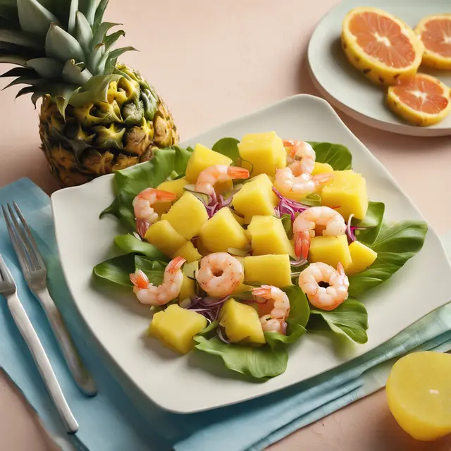 Foto de Pineapple with Shrimp Salad