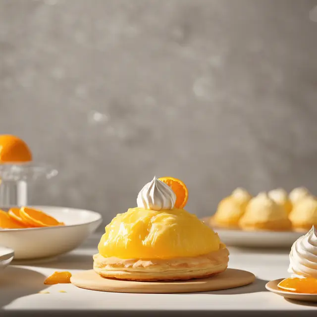 Foto de Orange Cream Puff Pastry