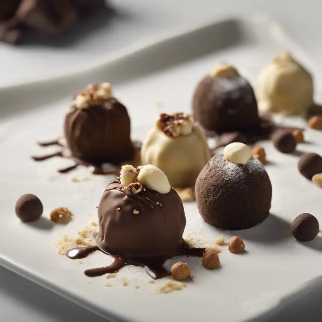Foto de Hazelnut Truffles with Gelato