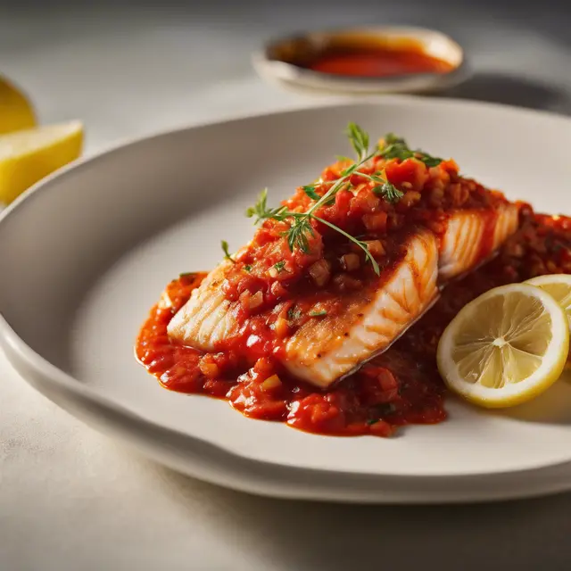 Foto de Fish Fillet with Tomato Sauce