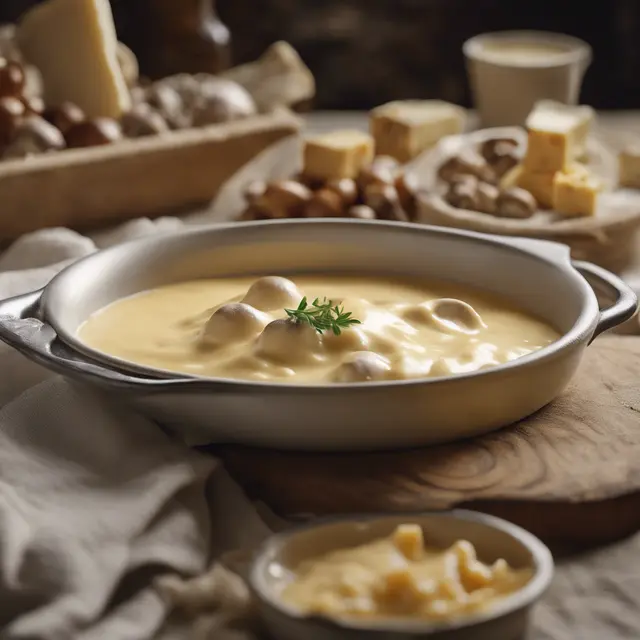 Foto de Cheese Sauce with Mushroom and Milk