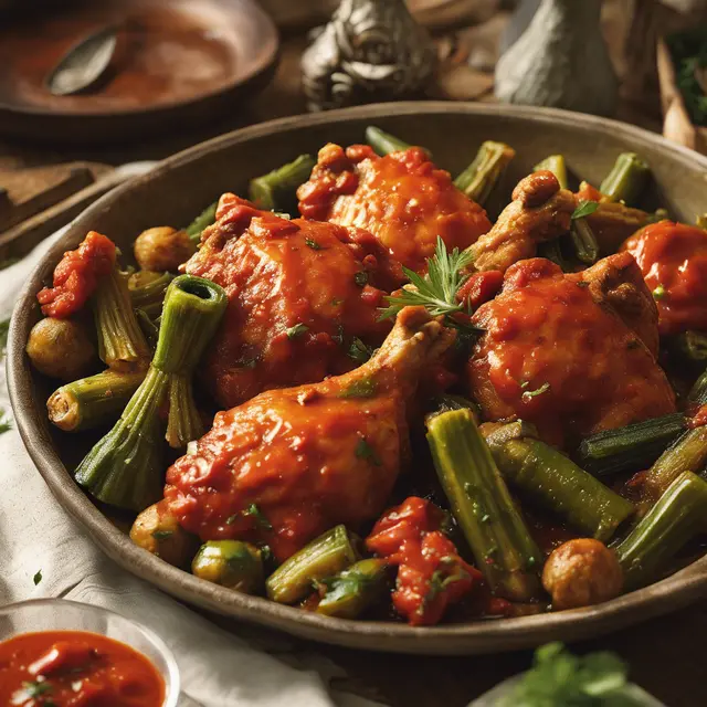 Foto de Chicken with Okra