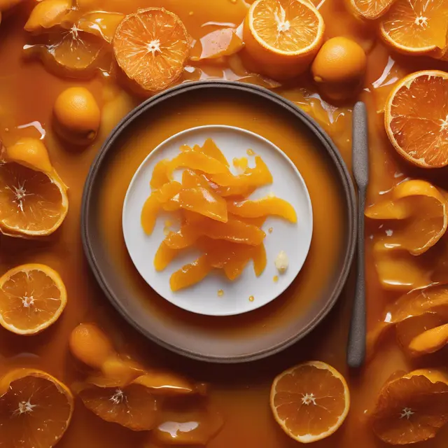 Foto de Casca de laranja com mel