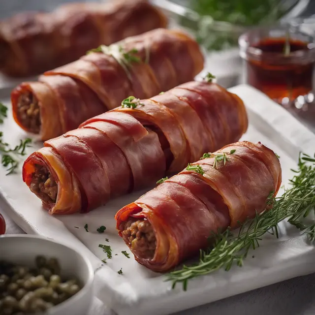 Foto de Stuffed Chorizo with Bacon and Meat Filling