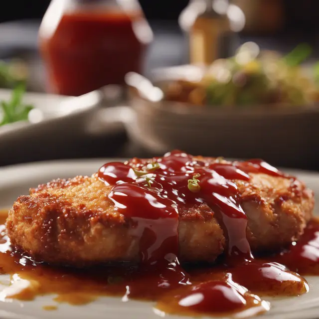 Foto de Pork Cutlet with Ketchup Glaze