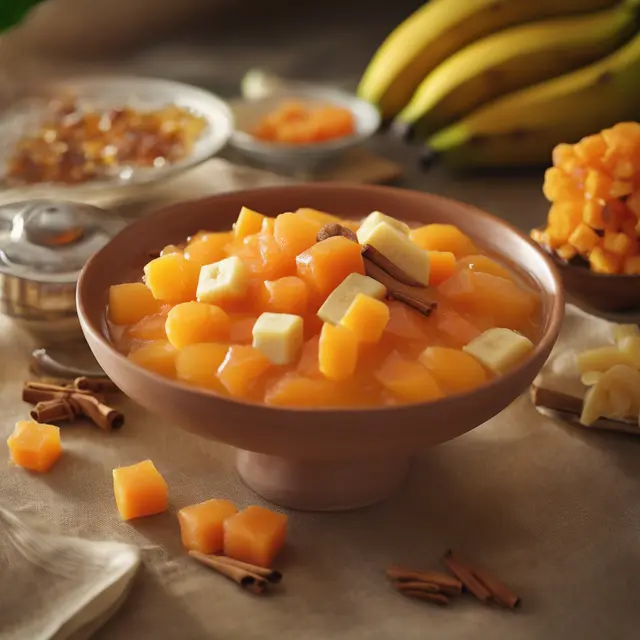 Foto de Warm Banana and Papaya Compote