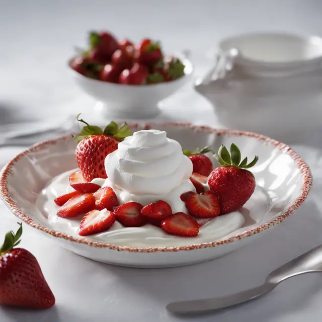 Foto de Strawberry with Whipped Cream