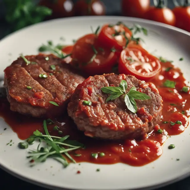 Foto de Beef Cutlet with Tomato