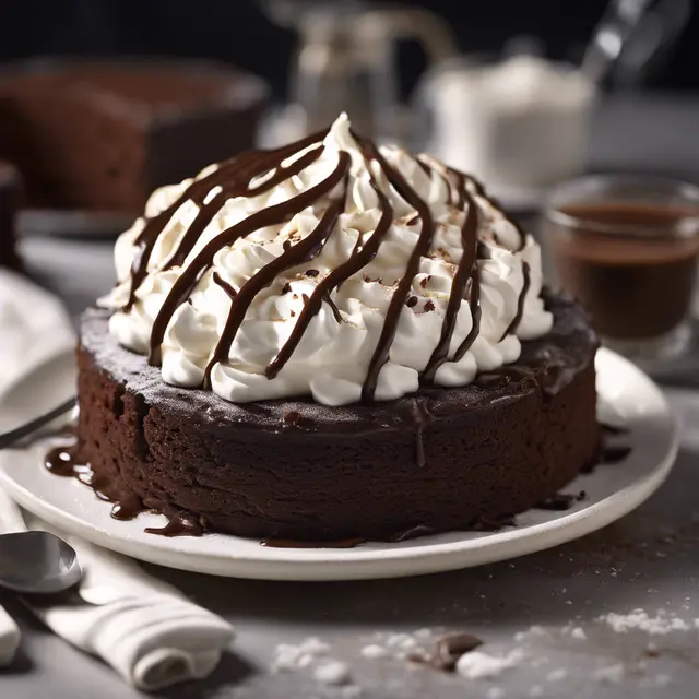 Foto de Chocolate Cake with Whipped Cream