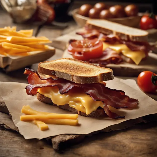 Foto de Bacon and Cheese Sandwiches