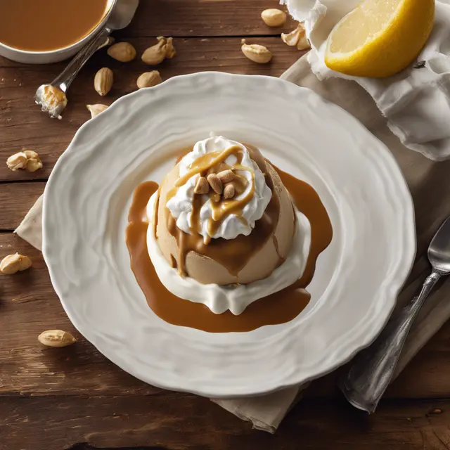 Foto de Peanut Butter Pudding with Whipped Cream