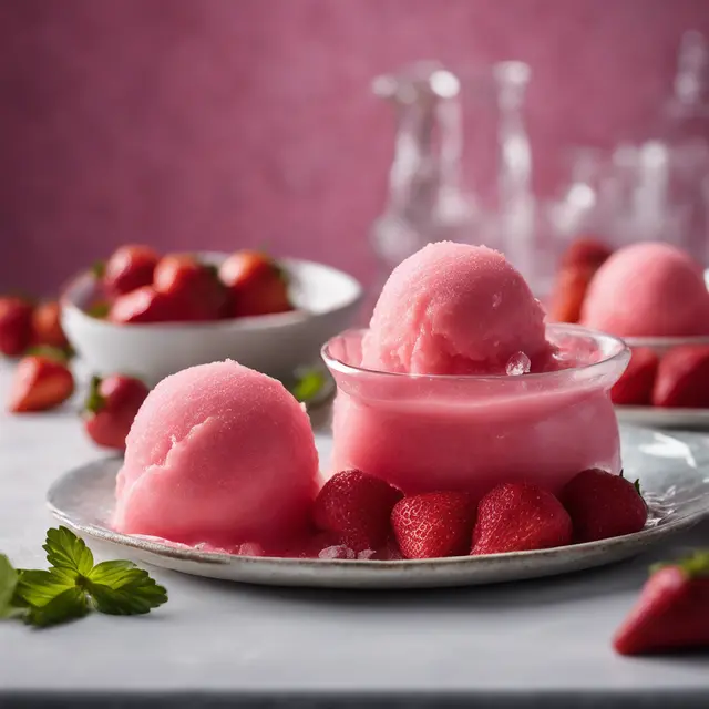 Foto de Strawberry Sorbet