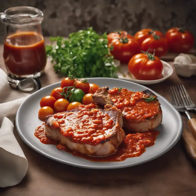 Foto de Pork Chops with Tomato Sauce