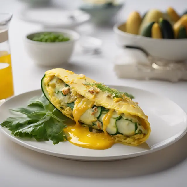 Foto de Siri Omelette with Stuffed Zucchini