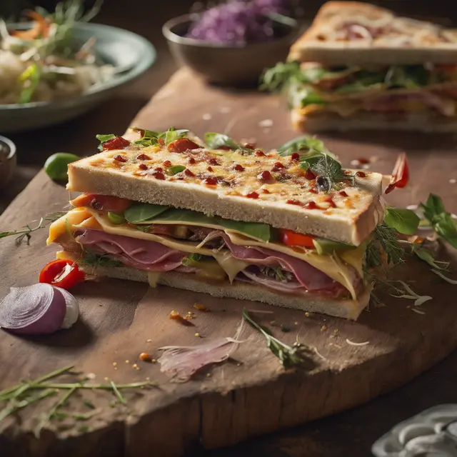 Foto de Pizza-Style Sandwich