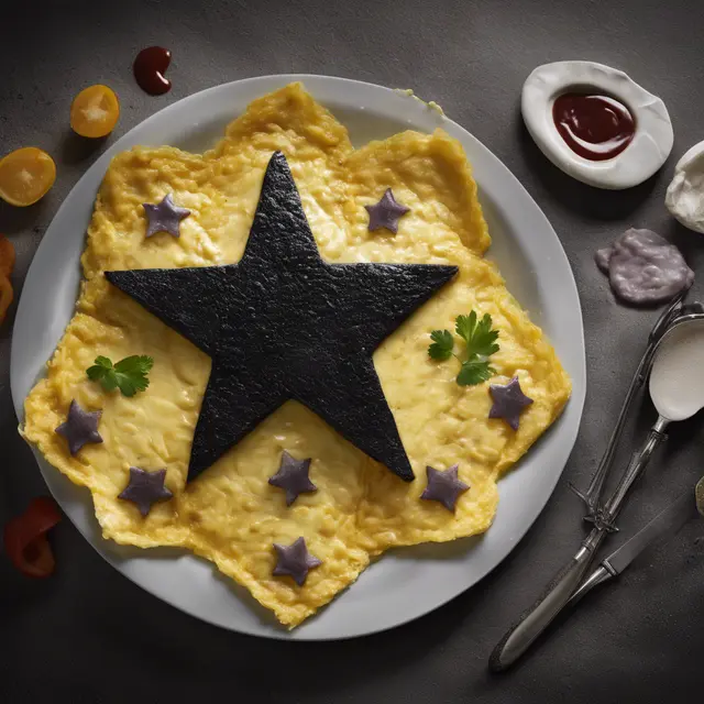 Foto de Star-Shaped Omelette with Black Pudding