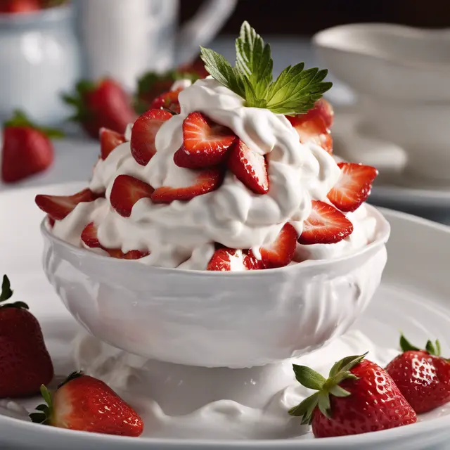 Foto de Strawberry with Whipped Cream