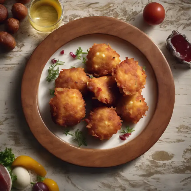 Foto de Salam and Cheese Fritters