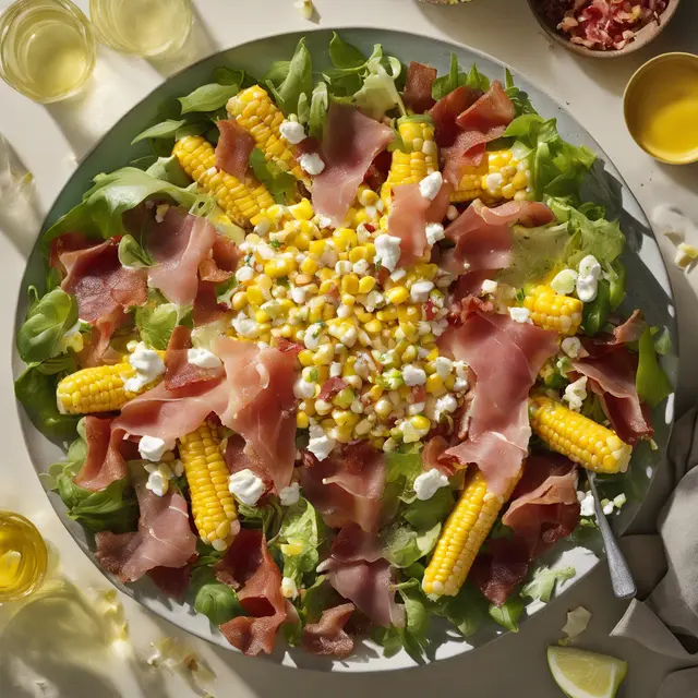 Foto de Corn and Prosciutto Salad