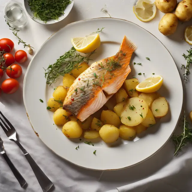 Foto de Baked Fish with Potato