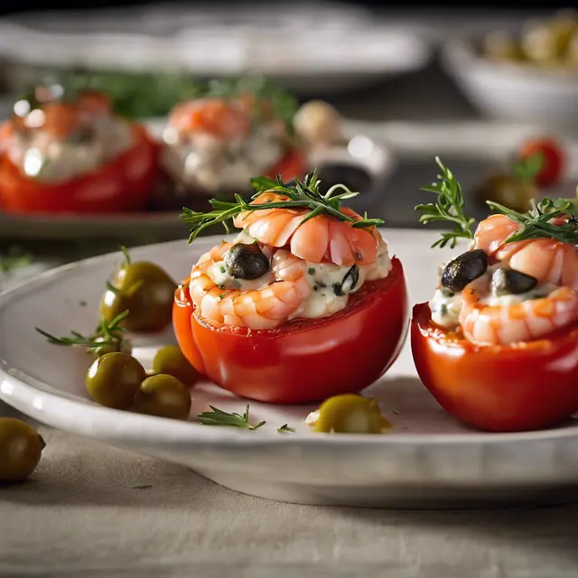 Foto de Stuffed Tomatoes with Shrimp and Anchovy