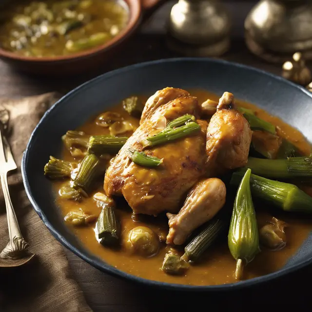 Foto de Chicken with Okra