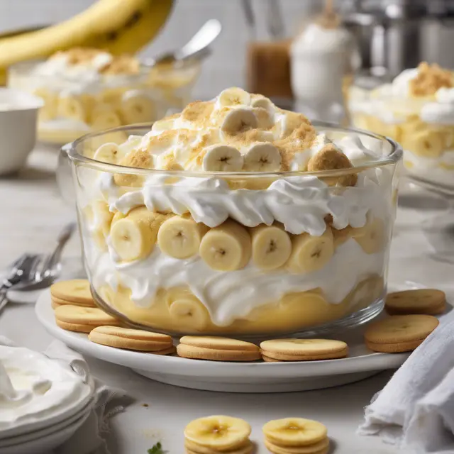 Foto de Banana Pudding with Whipped Cream