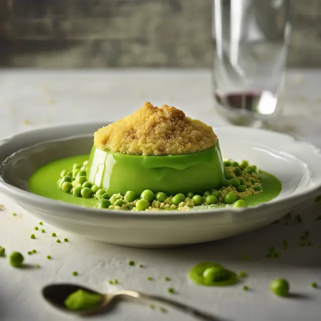 Foto de Pudding of Peas with Cornmeal