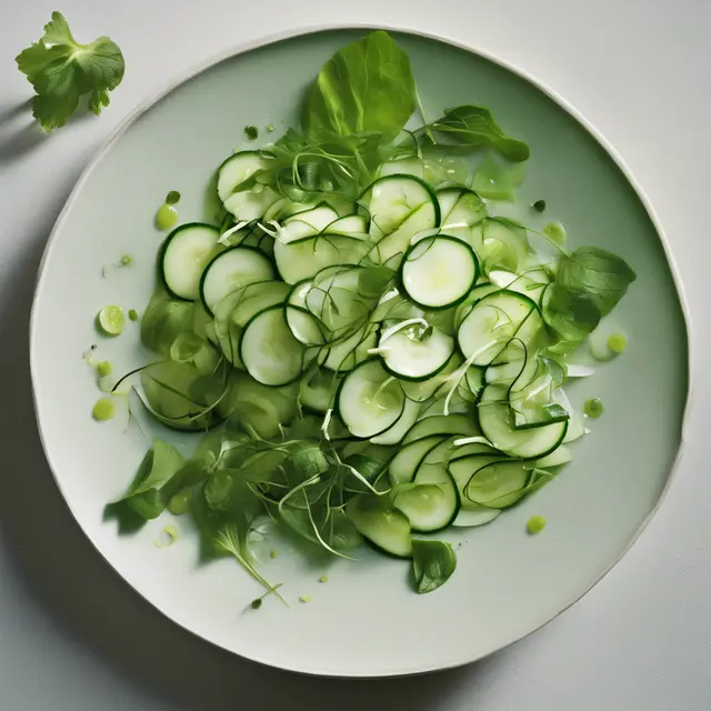 Foto de Cucumber and Sorrel Salad