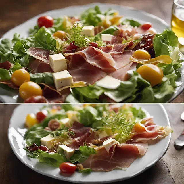 Foto de Cheese and Prosciutto Salad