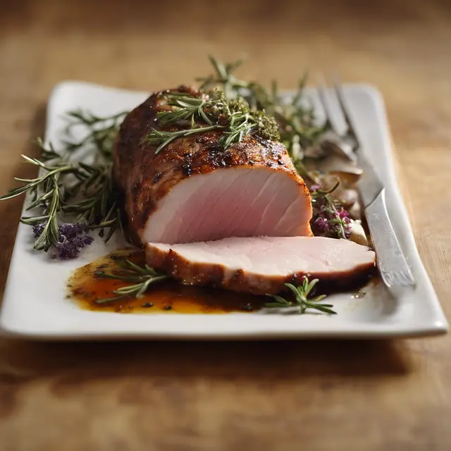 Foto de Pork Loin Roast with Thyme