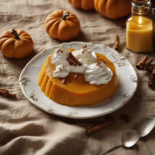 Foto de Pumpkin Pudding with Whipped Cream