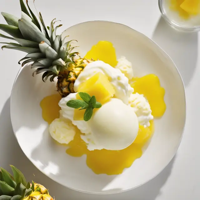 Foto de Pineapple and Yogurt Sorbet