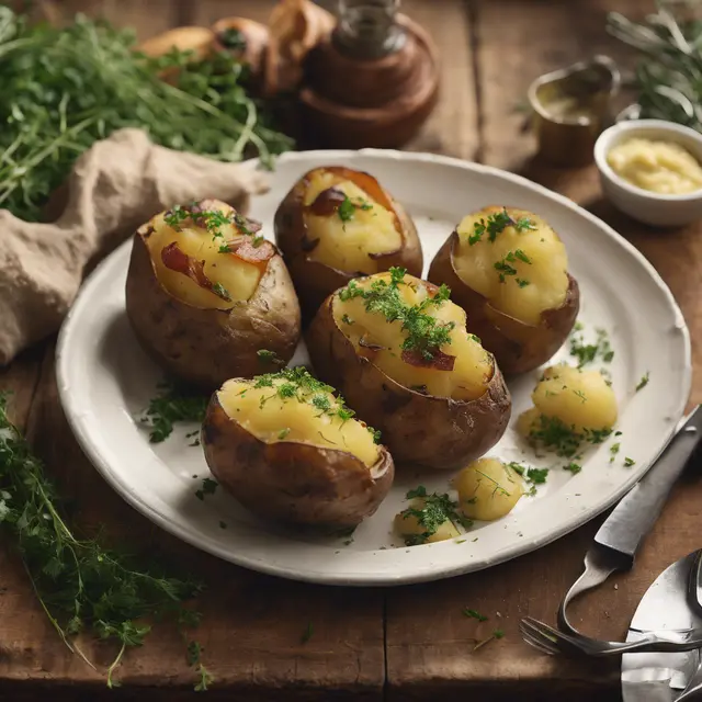 Foto de Roasted and Stuffed Potatoes