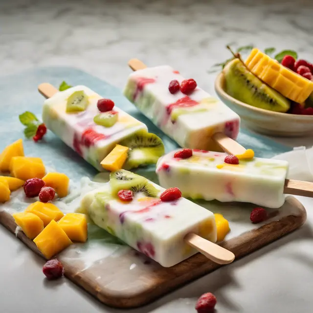 Foto de Yogurt Popsicles with Fruit