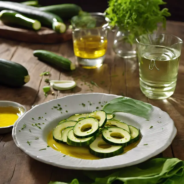 Foto de Zucchini with Vinaigrette Dressing