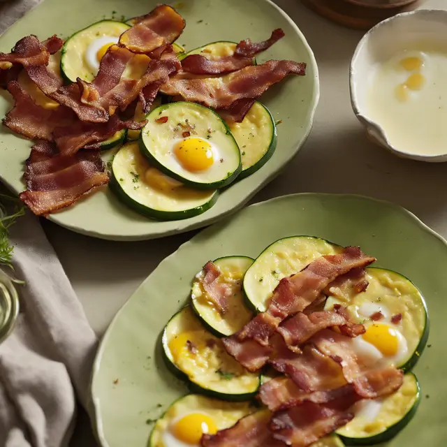 Foto de Zucchini with Bacon and Egg Sauce