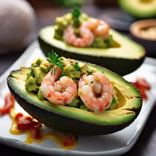 Foto de Stuffed Avocado with Shrimp