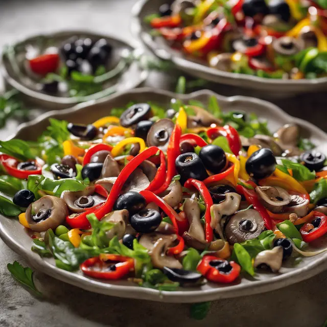 Foto de Peppper and Mushroom Salad